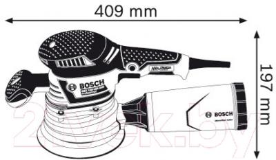 Профессиональная эксцентриковая шлифмашина Bosch GEX 125-150 AVE (0.601.37B.101)