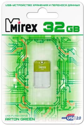Usb flash накопитель Mirex Arton Green 32GB (13600-FMUAGR32)