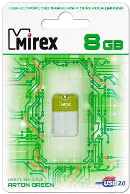 Usb flash накопитель Mirex Arton Green 8GB (13600-FMUAGR08)