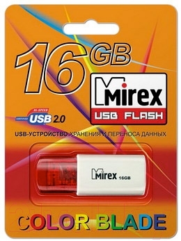 Usb flash накопитель Mirex Click Red 16GB (13600-FMURDC16)