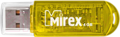 Usb flash накопитель Mirex Elf Yellow 4GB (13600-FMUYEL04)