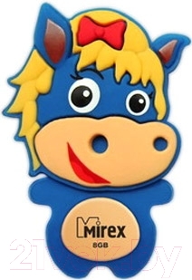 Usb flash накопитель Mirex Horse Blue 8GB (13600-KIDBHS08)