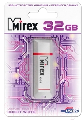 Usb flash накопитель Mirex Knight White 32GB (13600-FMUKWH32)