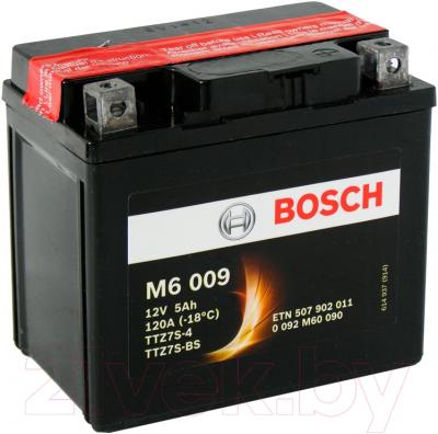 Мотоаккумулятор Bosch TTZ7S-BS 507902011 (5 А/ч)