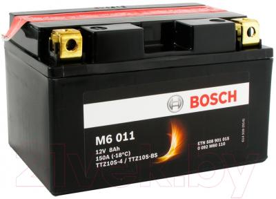Мотоаккумулятор Bosch M6 YTZ10S-4/YTZ10S-BS 508901015 / 0092M60110 (8 А/ч)
