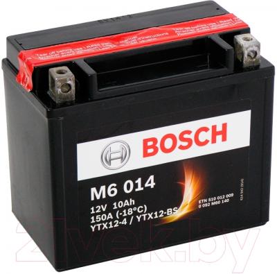Мотоаккумулятор Bosch M6 YTX12-4/YTX12-BS 510012009 / 0092M60140 (10 А/ч)