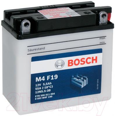 Мотоаккумулятор Bosch M4 12N5.5-3B 506011004 (5.5 А/ч)