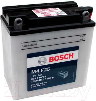 Мотоаккумулятор Bosch M4 12N9-4B-1/YB9-B 509014008 / 0092M4F250 (9 А/ч)