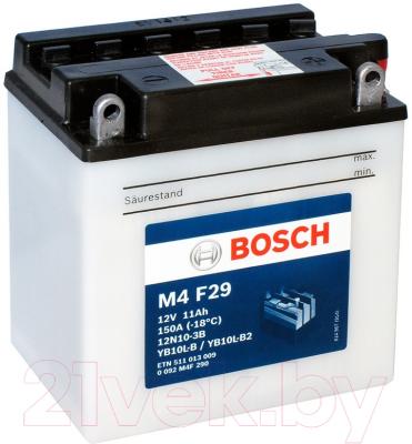 Мотоаккумулятор Bosch M4 12N10-3B/YB10L-B 511013009 (11 А/ч)