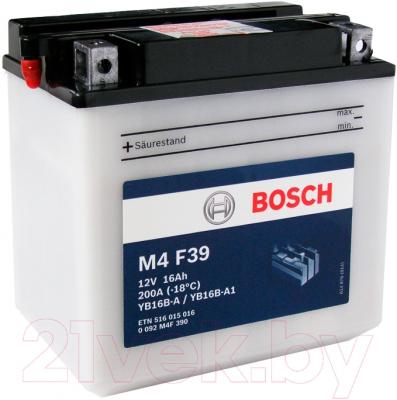 Мотоаккумулятор Bosch M4 YB16B-A/YB16B-A1 516015016 (16 А/ч)