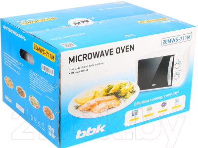 Микроволновая печь BBK 20MWS-711M/WS - коробка