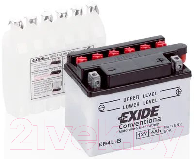 Мотоаккумулятор Exide EB4L-B (4 А/ч)