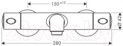 Смеситель Hansgrohe Ecostat 1001 EL 13241000