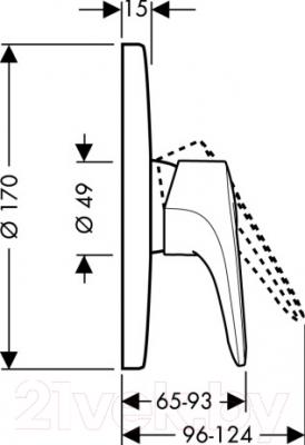 Смеситель Hansgrohe Metropol E 14675000