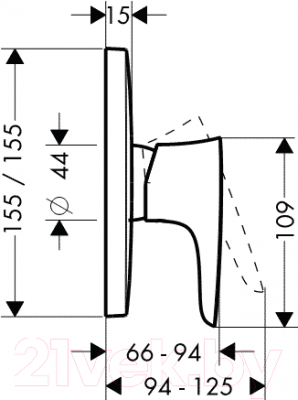 Смеситель Hansgrohe PuraVida 15665000