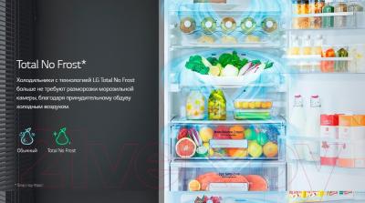 Холодильник с морозильником LG GA-B409SMQL