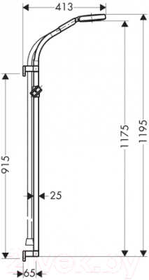 Душевой гарнитур Hansgrohe Raindance Rainbow 27876000