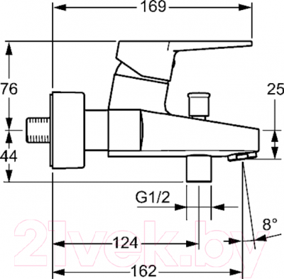 Смеситель Hansa Twist 09742185