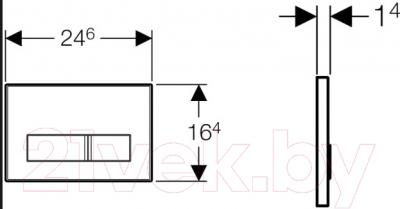 Кнопка для инсталляции Geberit Sigma 50 New 115.788.00.1