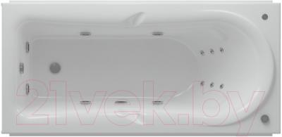 Ванна акриловая Aquatek Леда 170x80 L (с гидромассажем и экраном)