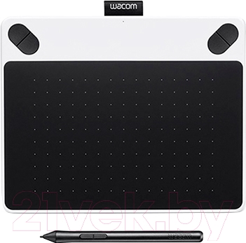 Графический планшет Wacom Intuos Draw / CTL-490DW-N (белый)