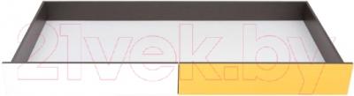 Ящик под кровать Black Red White Graphic S202-SZU (серый вольфрам/бел. блеск/желтый)