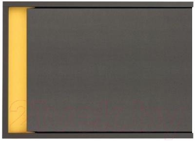 Шкаф навесной Black Red White Graphic S202-NAD1D (серый вольфрам)