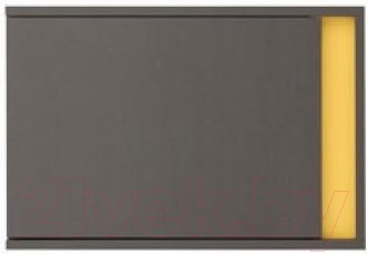 Шкаф навесной Black Red White Graphic S202-SFW1DL (серый вольфрам)