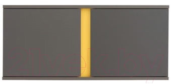 Шкаф навесной Black Red White Graphic S202-SFW2D/86/38 (серый вольфрам)