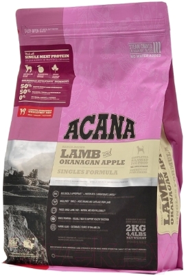 Сухой корм для собак Acana Lamb & Okanagan Apple (2кг)