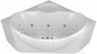 Ванна акриловая Aquatek Эпсилон 150x150 (с гидромассажем и экраном)