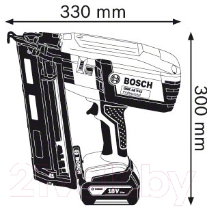 Профессиональный гвоздезабиватель Bosch GSK 18 V-Li (0.601.480.304)