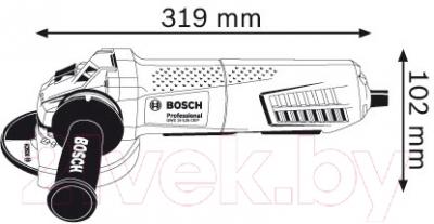 Профессиональная угловая шлифмашина Bosch GWS 15-125 CIEP Professional (0.601.796.202)