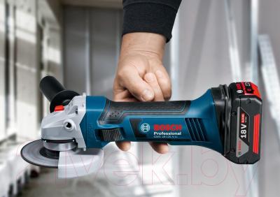 Профессиональная угловая шлифмашина Bosch GWS 18-125 V-LI (0.601.93A.30B)