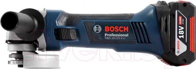 Профессиональная угловая шлифмашина Bosch GWS 18-125 V-LI (0.601.93A.30B)