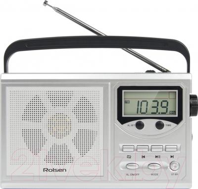 Радиоприемник Rolsen RBM217SL  (серебристый)