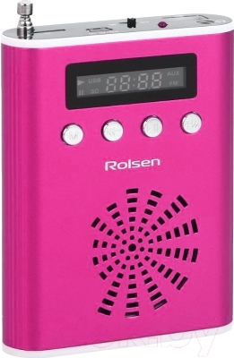 Радиоприемник Rolsen RBM521BU  (розовый)
