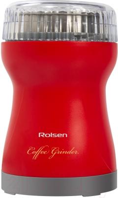Кофемолка Rolsen RCG-151 (красный)