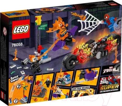 Конструктор Lego Super Heroes Человек-паук: Союз с Призрачным гонщиком 76058
