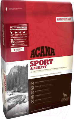 Сухой корм для собак Acana Heritage Sport & Agility (17кг)