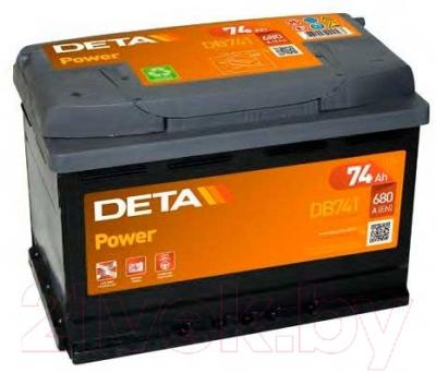 Автомобильный аккумулятор Deta Power DB 741 R (74 А/ч)
