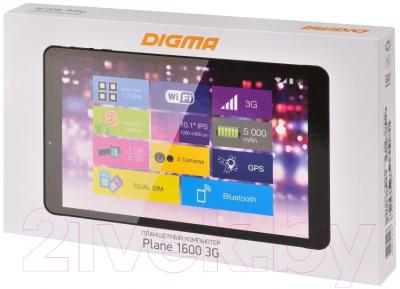 Планшет Digma Plane 1600 8GB 3G (графит)