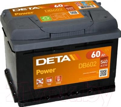 Автомобильный аккумулятор Deta Power DB602 (60 А/ч)