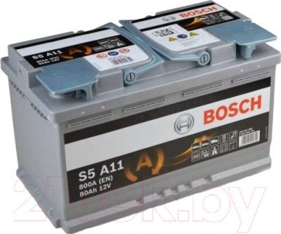 Автомобильный аккумулятор Bosch S5 092 S5A 110 AGM (80 А/ч)