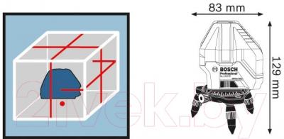 Лазерный нивелир Bosch GLL 3-15 X Professional (0.601.063.M00)