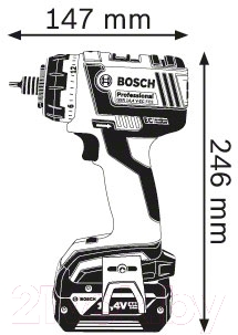 Профессиональная дрель-шуруповерт Bosch GSR 14.4 V-EC FC2 Professional (0.601.9E1.001)