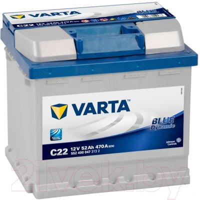 Автомобильный аккумулятор Varta Blue Dynamic / 552400047 (52 А/ч)
