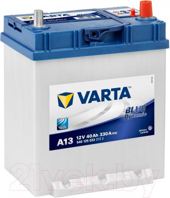Автомобильный аккумулятор Varta Blue Dynamic / 540125033 (40 А/ч)