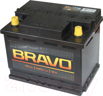 Автомобильный аккумулятор BRAVO 6СТ-55 / 555011009 (55 А/ч)