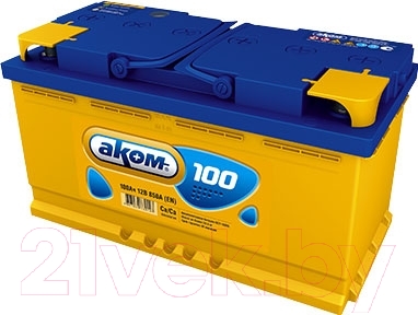 Автомобильный аккумулятор AKOM 6СТ-100 Евро / 600000009 (100 А/ч)